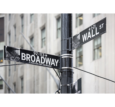 Fotomural ciudad broadway calle wall - TenVinilo
