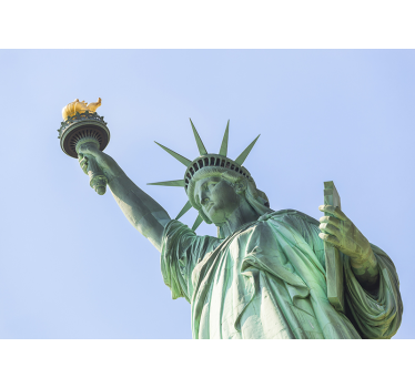 Fotomural Nueva York estatua de la libertad en primer plano - TenVinilo