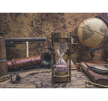 Fotomural ciudad colección de relojes antiguos - TenVinilo