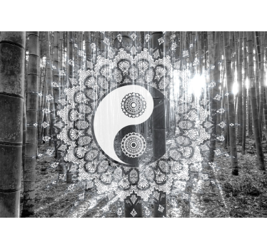 Fotomural zen mandala yin yang - TenVinilo