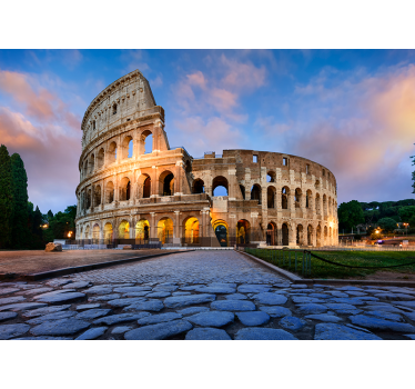 Fotomural ciudad coliseo de roma - TenVinilo