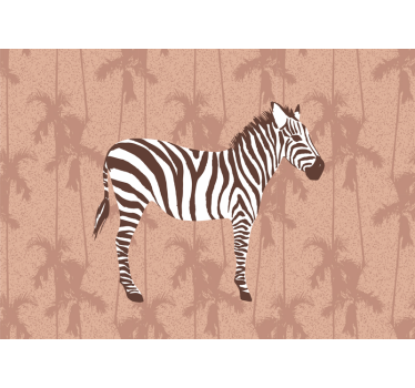 Fotomural animales cebra en la naturaleza - TenVinilo