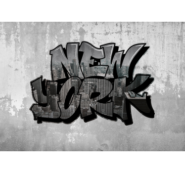 Fotomural habitación juvenil New York Graffiti - TenVinilo