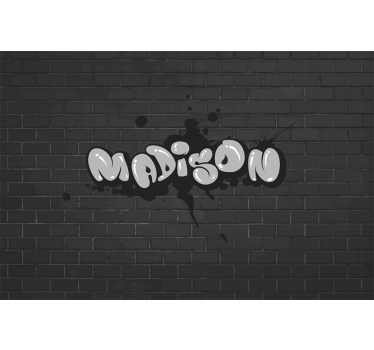 Mural personalizable Graffiti personalizado - TenVinilo