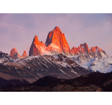 Fotomural montañas majestuosos picos montañosos - TenVinilo