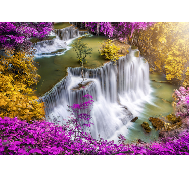 Fotomural naturaleza cascada fluyente - TenVinilo