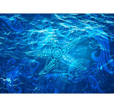 Fotomural naturaleza motivo de olas oceánicas - TenVinilo