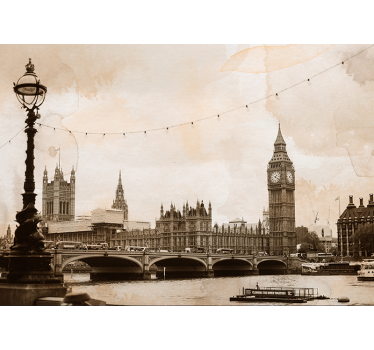 Fotomural de londres horizonte histórico de londres - TenVinilo
