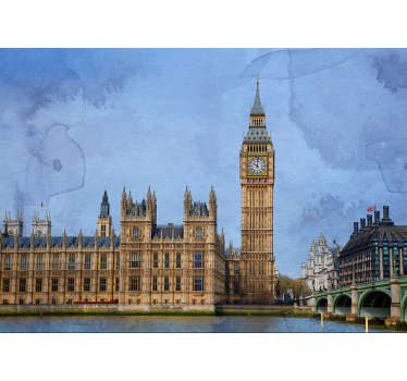 Fotomural de Londres monumento al big ben - TenVinilo