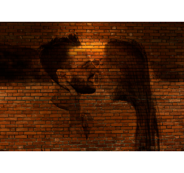 Fotomural de amor abrazo de pareja - TenVinilo