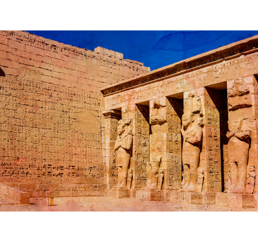 Fotomural africano jeroglíficos del antiguo egipto - TenVinilo