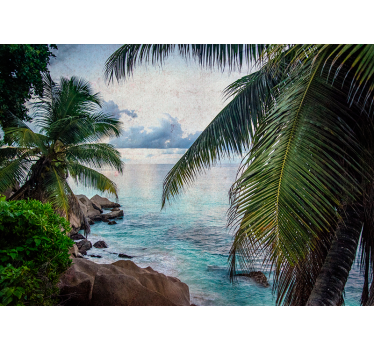 Fotomural naturaleza vibras de playa tropical - TenVinilo