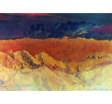 Fotomural montañas vista de la cordillera - TenVinilo