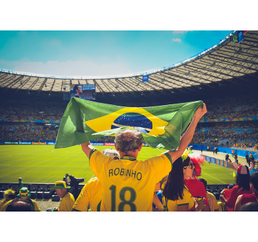 Fotomural de amor celebración apasionada del brasil - TenVinilo