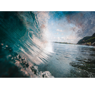 Fotomural mar oleaje energético del mar - TenVinilo
