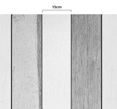 Fotomural listones blancos de madera viejos - TenVinilo