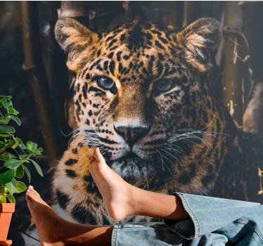 Fotomurales africanos Impresionante leopardo de vida silvestre - TenVinilo