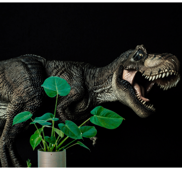 Fotomural animales dinosaurios y plantas - TenVinilo
