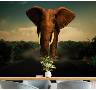 Fotomural animales elefante majestuoso - TenVinilo