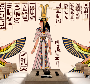Fotomural animales figuras del antiguo egipto - TenVinilo