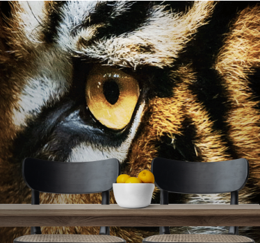 Fotomural animales intensa mirada de tigre - TenVinilo