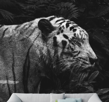 Fotomural animales majestuoso tigre blanco - TenVinilo