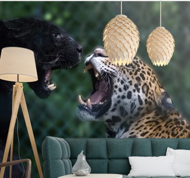 Fotomural animales pantera y jaguar - TenVinilo