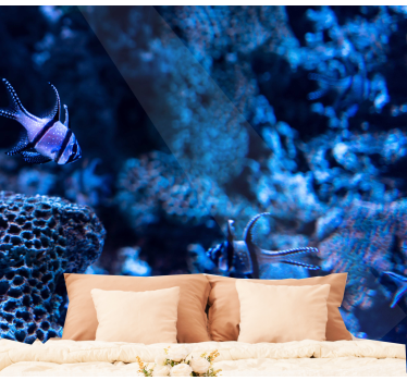 Fotomural animales peces de arrecife de coral - TenVinilo
