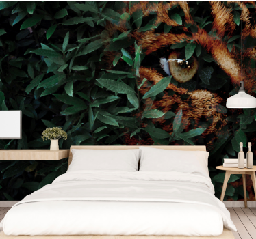 Fotomural animales leopardo entre el follaje - TenVinilo