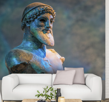Fotomural arte clásico escultura de busto antiguo - TenVinilo