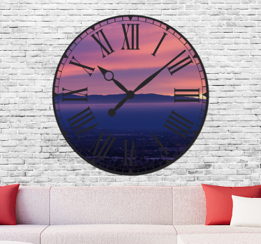 Fotomural arte elegante reloj romano - TenVinilo