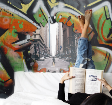 Fotomural arte urbano estilo callejero - TenVinilo
