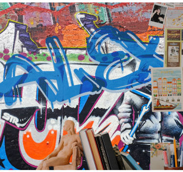 Fotomural arte urbano estilo metropolitano callejero - TenVinilo