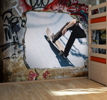 Mural de arte personalizado de diseño de graffiti - TenVinilo