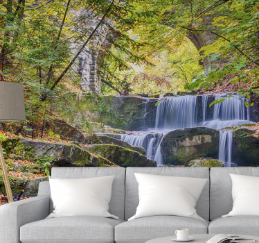 Fotomural cascada cascadas de agua serenas - TenVinilo