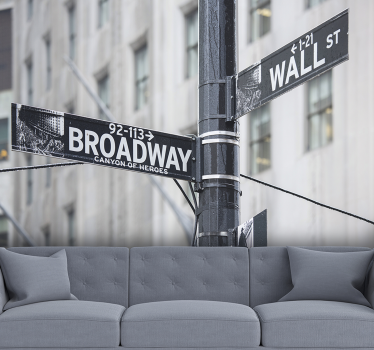 Fotomural ciudad broadway calle wall - TenVinilo