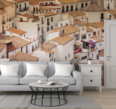 Fotomural de ciudad precioso pueblo andaluz - TenVinilo