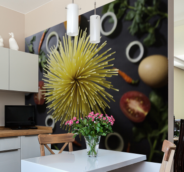 Mural para cocina spaghetti - TenVinilo