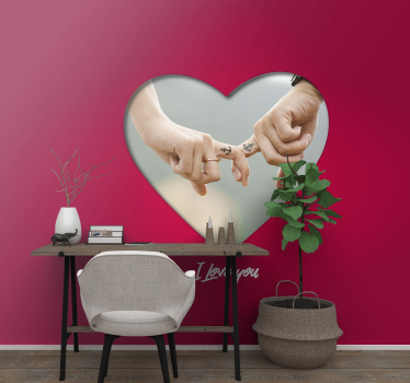 Fotomural de amor conexión sincera - TenVinilo