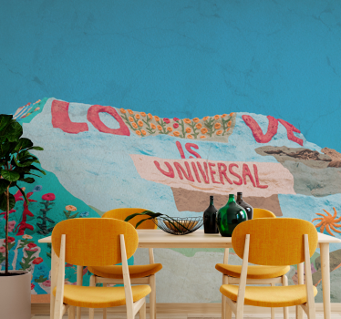 Fotomural de amor el amor es universal - TenVinilo