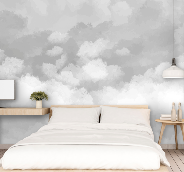 Papel pintado paisaje de cielo grunge - TenVinilo