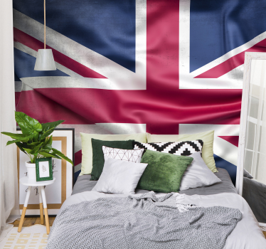 Mural habitación juvenil Londres bandera Reino Unido - TenVinilo