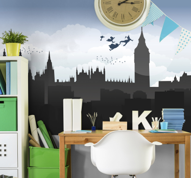 Mural infantil pared Londres - TenVinilo