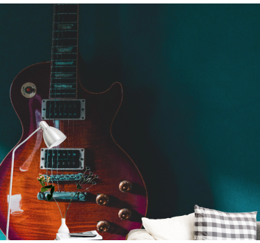 Fotomural de música detalle de guitarra eléctrica - TenVinilo