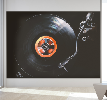 Fotomural de música reproductor de vinilo - TenVinilo