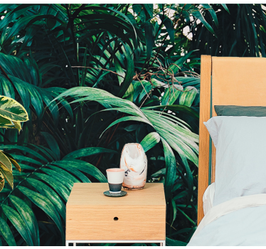 Papel pintado dormitorio plantas tropicales amazónicas - TenVinilo