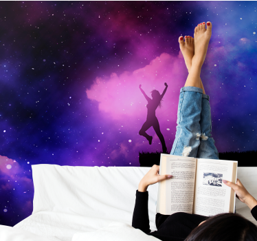 Fotomural espacio bailando en el cosmos - TenVinilo