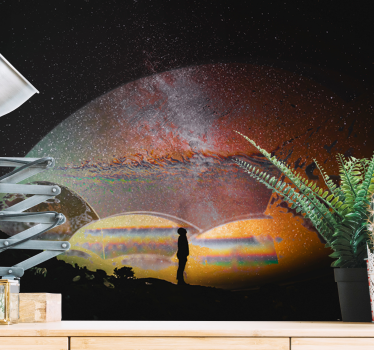 Fotomural espacio exploración de paisajes cósmicos - TenVinilo