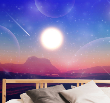 Fotomural espacio mundo de sueños celestiales - TenVinilo