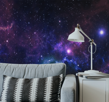 Fotomural espacio paisaje de nebulosa celestial - TenVinilo